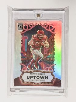 Travis Kelce Donruss Optic Uptown Holo Card