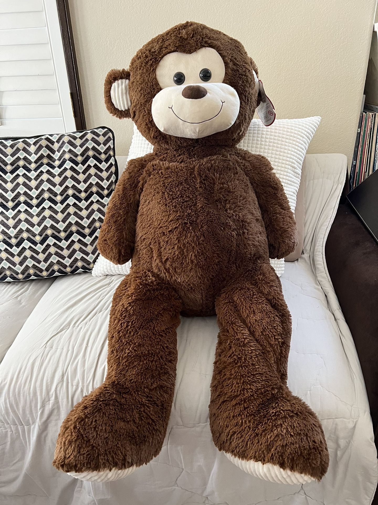 Soft Stuffed Animal - Monkey 44”