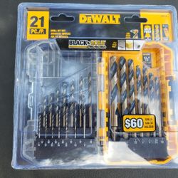 Dewalt 21pc drill bits 