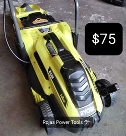 RYOBY 11AMP 13 ELECTRIC LAWN MOWER PUSH 