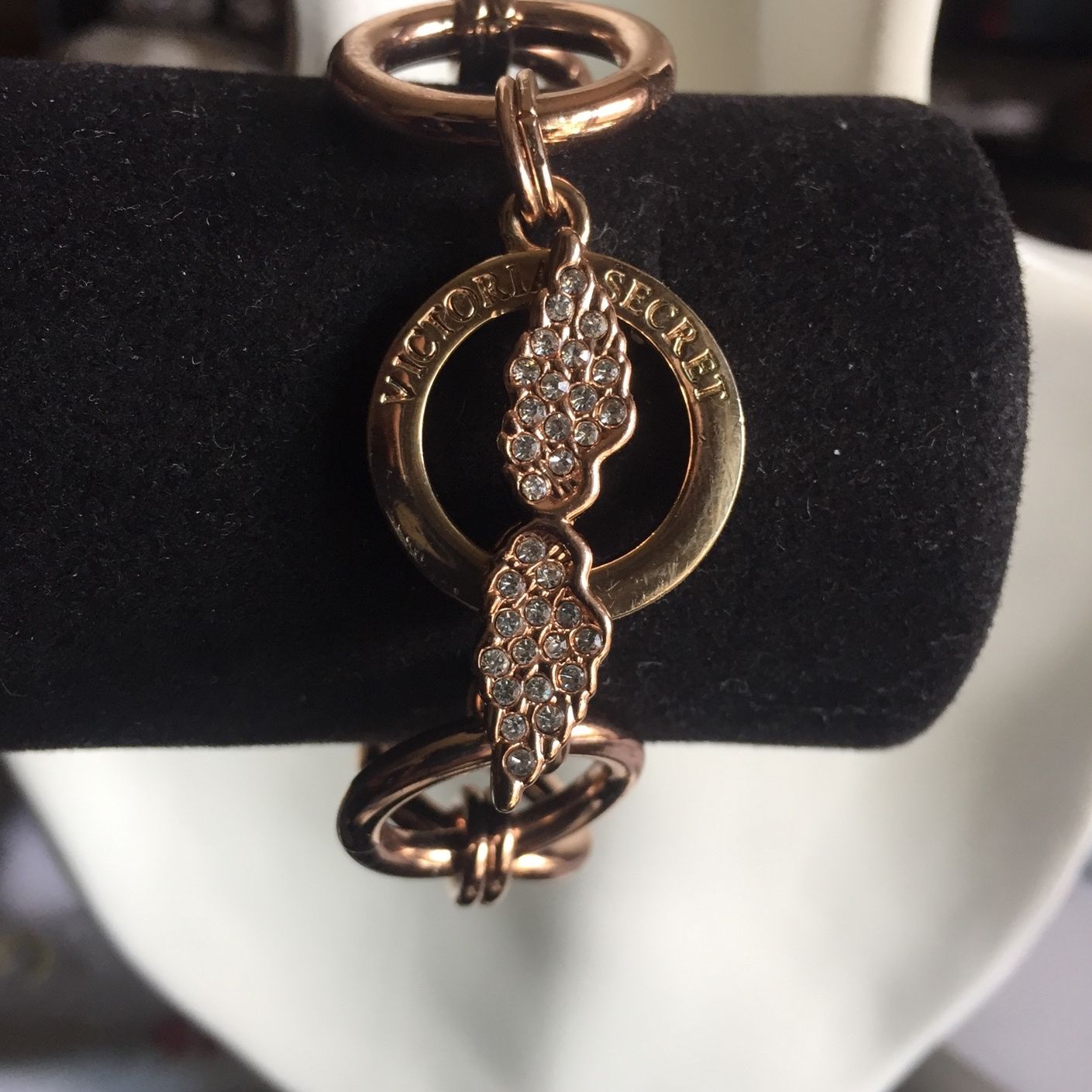 Victoria's Secret Angel Bracelet Rose Gold Tone Limited Edition