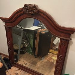 Mirror And Bed Frame