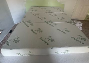 Bamboo Full Size Mattress Topper Cooling