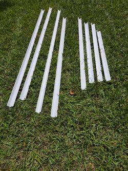 Multiple sets of hurricane shutter tracks