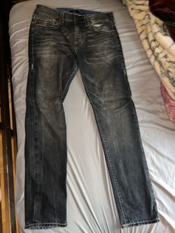 True Religion Jeans Black Grey 32