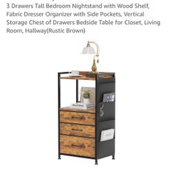 KREURAXY new tall bedroom nightstand