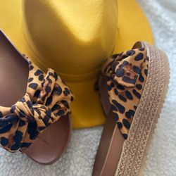 Leopard Wedges