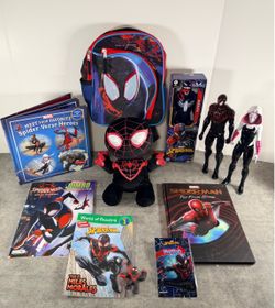 Marvel Spider-Man Bundle – Books, Figures, Backpack & More