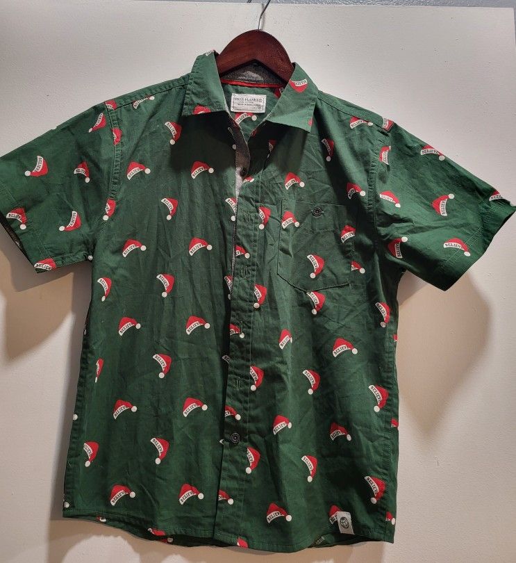 Boy's Christmas Shirt Size 10/12 