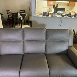 Ashley Reclining Sofa & Reclining Love Seat 