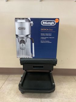 DELONGHI DEDICA DUO ESPRESSO, CAPPUCCINO & COLD BREW COFFEE MAKER