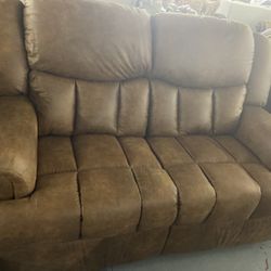 Leather Sofa Loveseat 