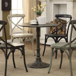 Antique bronze table