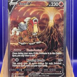Entei V - GG36/GG70 - Pokemon Crown Zenith Galarian Gallery Ultra Rare NM