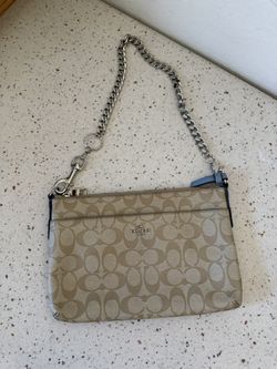 Coach Signature 10" Bag East/West Leather F58316 Handbag