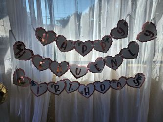 Happy Heavenly Birthday Banner