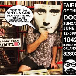 Pop Up Record Shop @ Will’s Pub On Sunday 6/2 Records & CDS