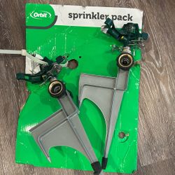 Orbit 2 -Pack 6500-sq ft Impulse Spike Lawn Sprinkler