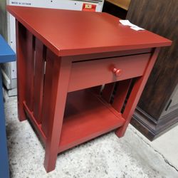 Single new red nightstands $25 each.