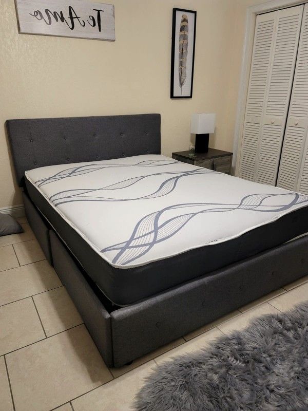 NEW QUEEN SIZE - MATTRESS AND BOX SPRING - 2PC