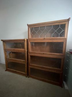 Barrister Bookcases with Glass Doors