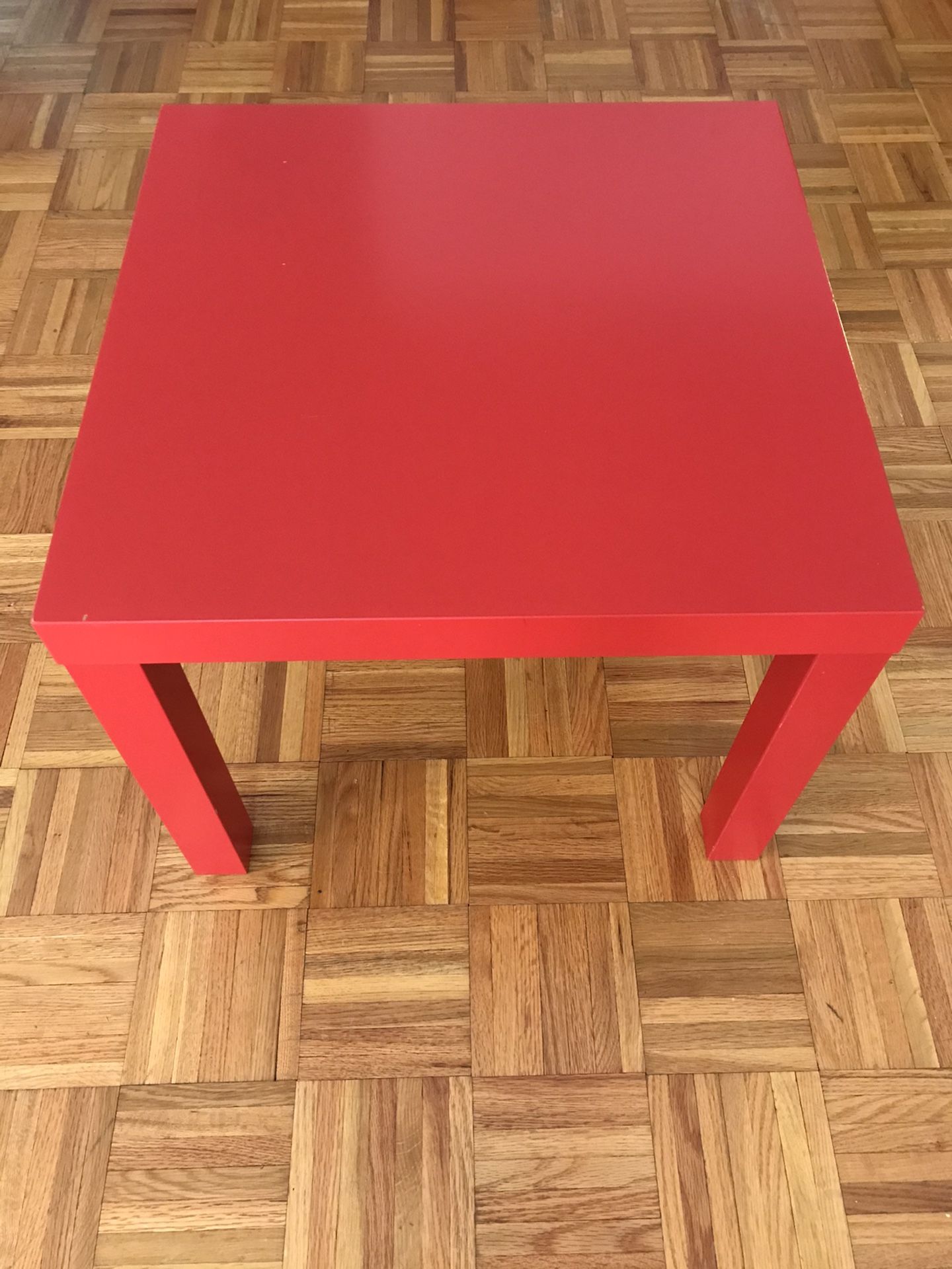 Red side table - used
