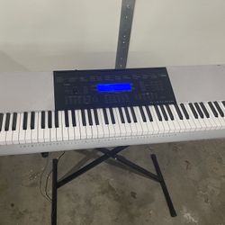 Casio WK-220 Keyboard Complete W/extras