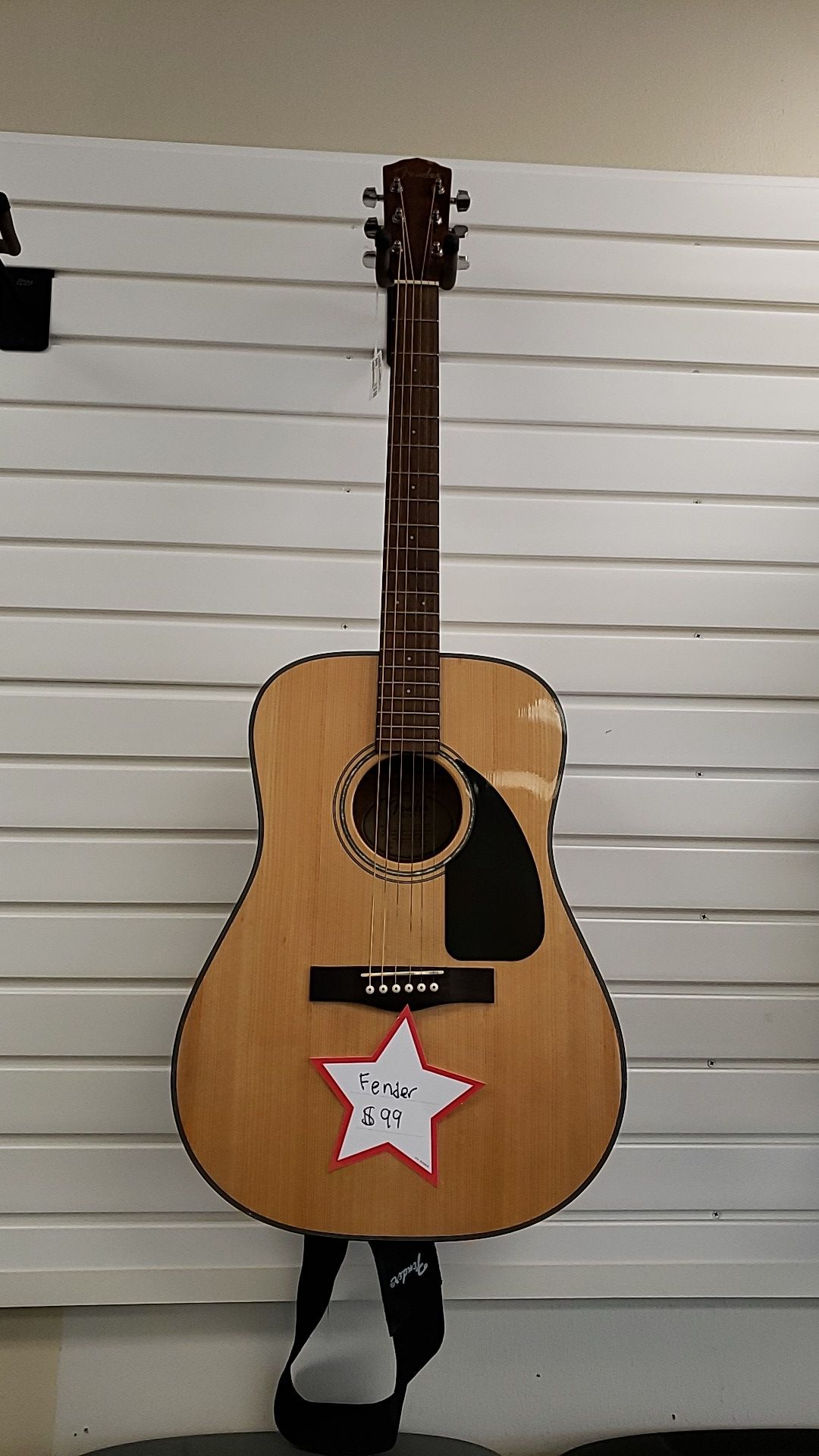 Fender acoustic guitar