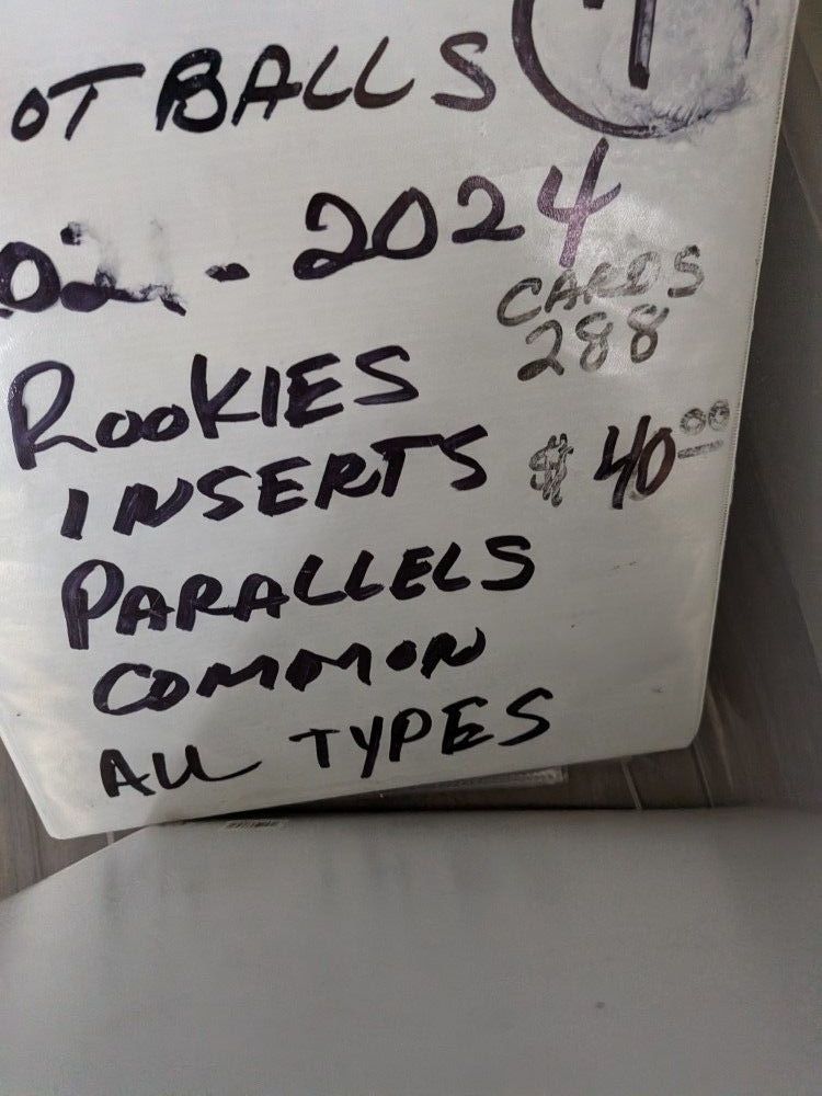 Binders Of Football Cards