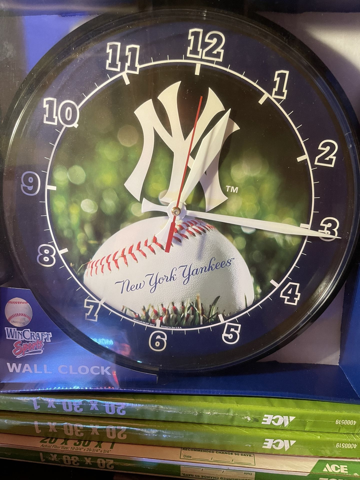 Yankees Clock