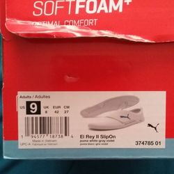 Puma-El Rey II SlipOns Size 9