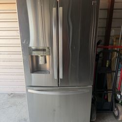 Kenmore Stainless Steel Refrigerator And Freezer