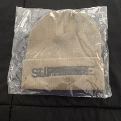 Supreme Motion Logo Beanie Beige Brand New!