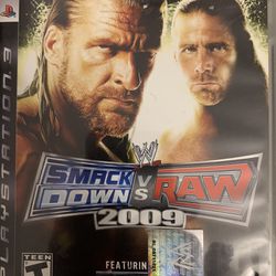 WWE SMACK DOWN Vs. RAW 2009 (PlayStation 3)