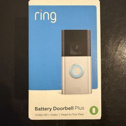 Ring Battery Doorbell Plus Brand New