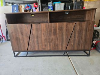Buffet Table with Cabinets