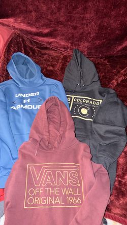 Lot of 3 Hoodies – Vans, Under Armour, Colorado