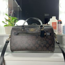 Coach Rowan Satchel in Signature Canvas