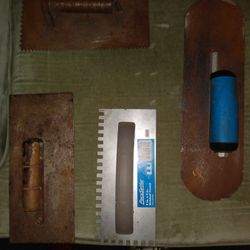 Four  Notched Trowels