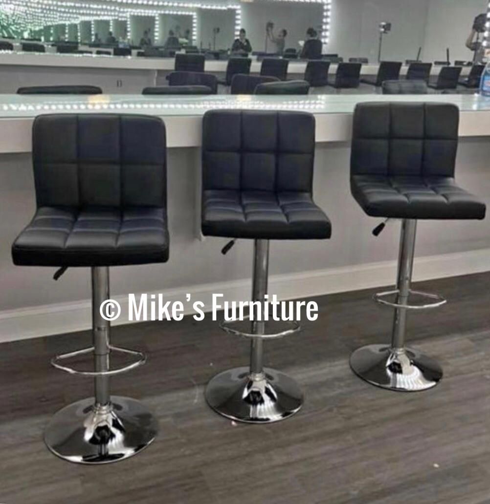 New Adjustable Bar Stools, barstools, barstool, bar stool, Sillas, Dining Chairs, chair, chairs, cadeiras (4 colors Red, Black, White, Gray)