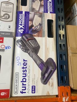 BLACK+ DECKER $40 furbuster a dustbuster for pet lovers AdvancedClean+ cordless vacuum