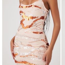 Sequin Bodycon Mini Dress