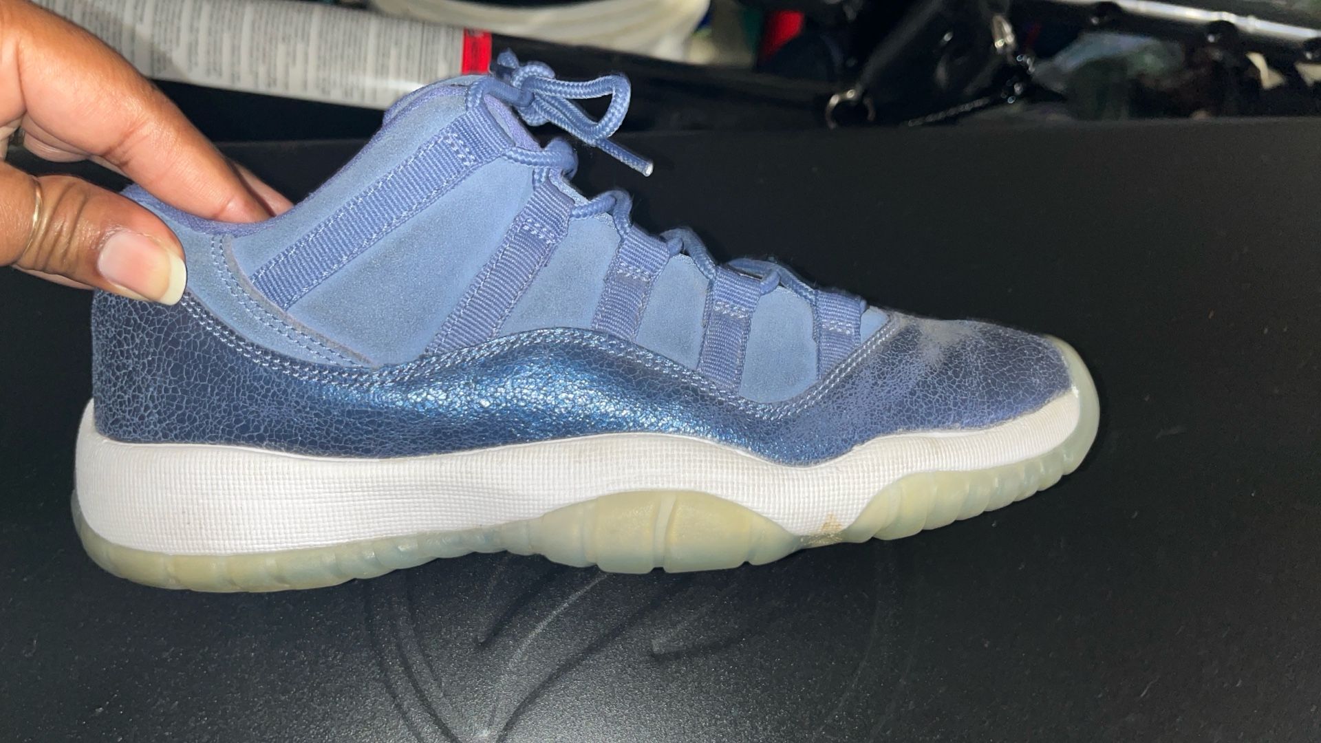 Air Jordan 11 Retro Low GS 'Blue Moon'