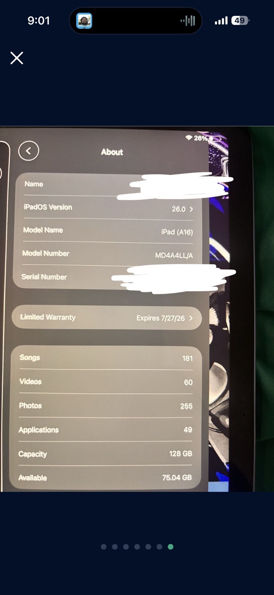 IPAD 11th Gen Pickup