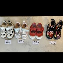 Toddler Girl Shoe & Boot Bundle X4 