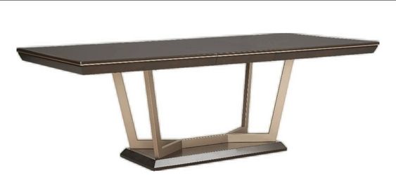 Dining table with extender + 4 chairs