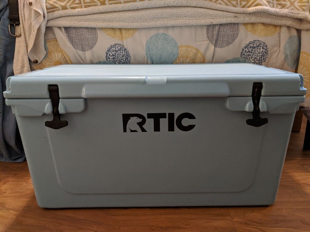 Blue Rtic 65 Cooler