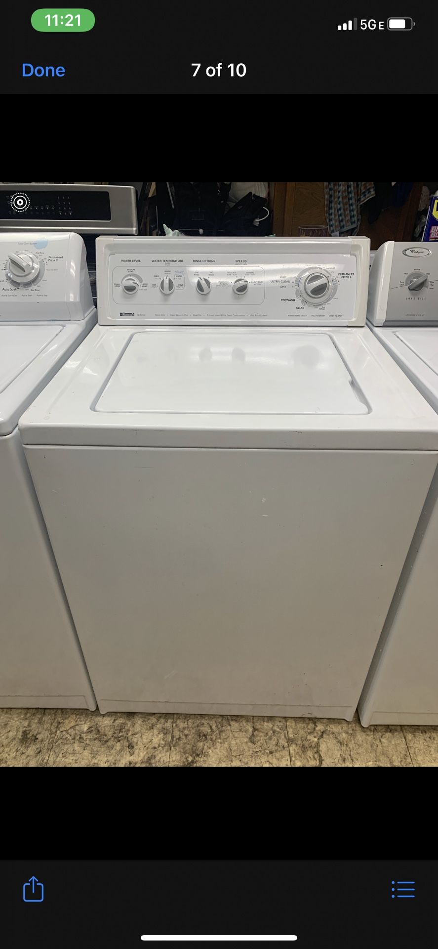Kenmore heavy duty washer