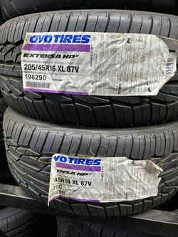 TOYO EXTENSA HP 205/45R16 Tires For Sale!!!