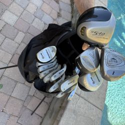 Ram golf set with a TaylorMade R540 driver